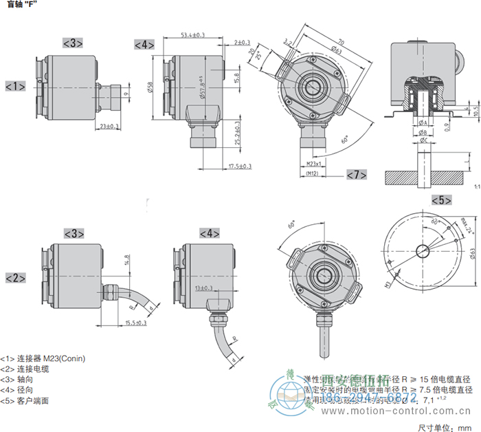 AC58-SSI-P光電絕對值通用編碼器(盲軸F) - 西安德伍拓自動化傳動系統(tǒng)有限公司